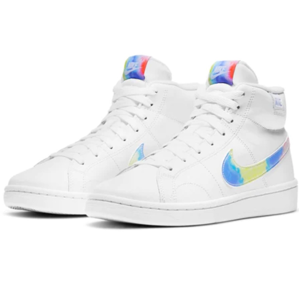 Nike Court Royale 2 Mid 'White' Tie Dye Swoosh